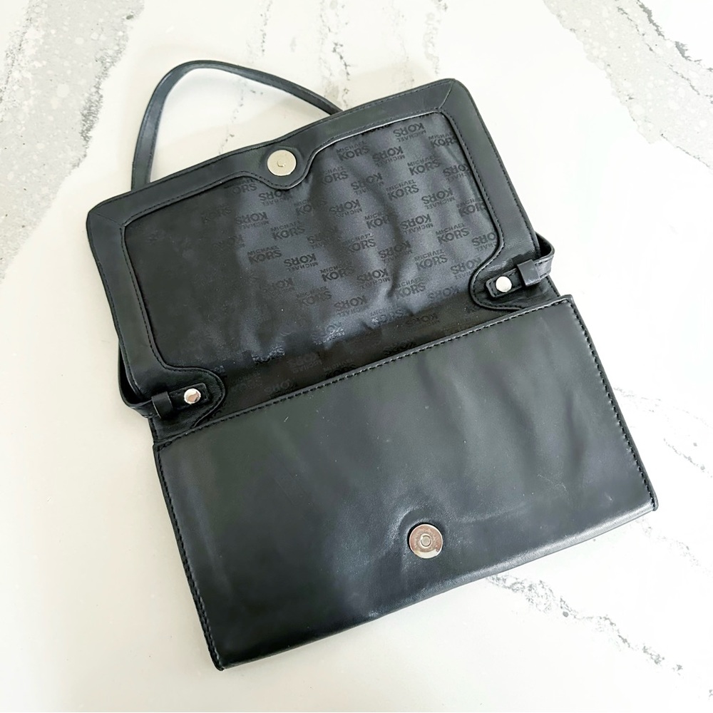 Michael Kors ID Chain Leather Clutch - Picture 3 of 12